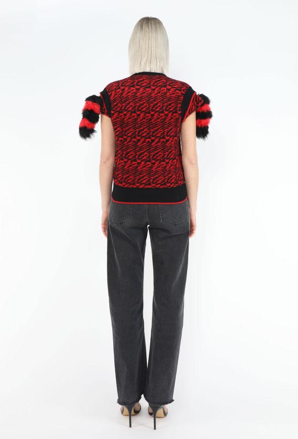 Balenciaga Le Dix F/W 2000 Cashmere Foxtail Sweater - 7