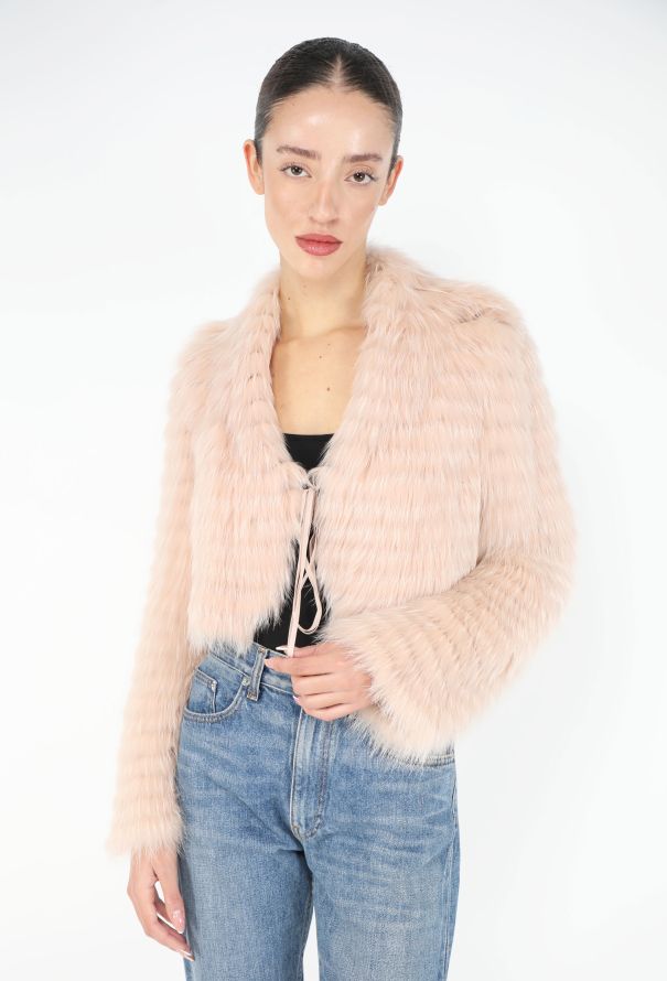 Fendi Cropped Fox Fur Jacket - 1