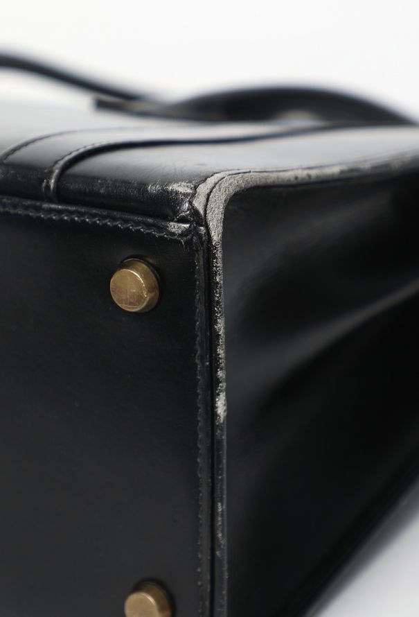 Hermès Vintage 1964 Black Box Drag 30 - 9