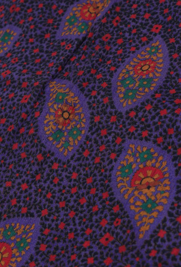 Saint Laurent Vintage Floral Paisley Scarf - 6 Saint Laurent Vintage Floral Paisley Scarf - 6