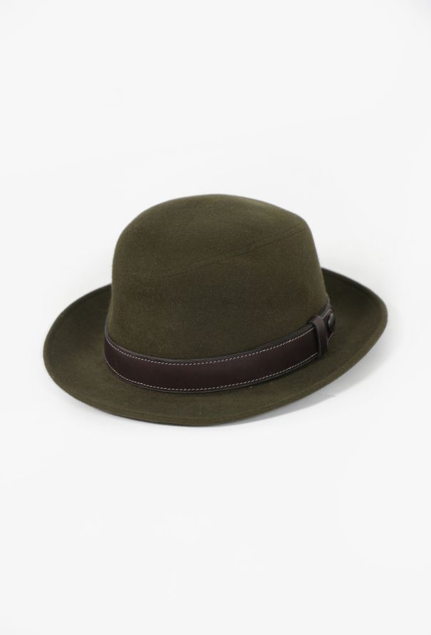 Hermès Leather Trim Hat - 2