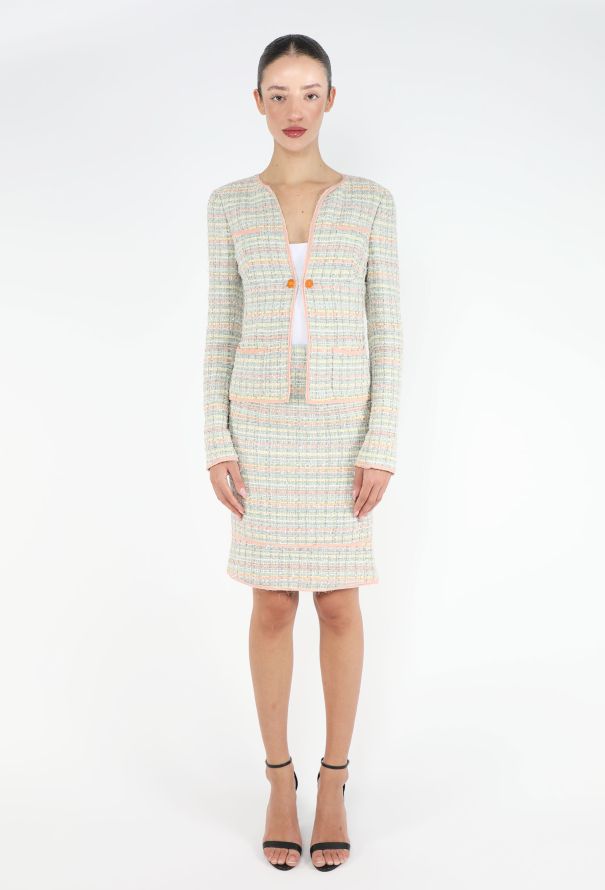 Chanel ICONIC S/S 2005 Silk Tweed Ensemble - 1