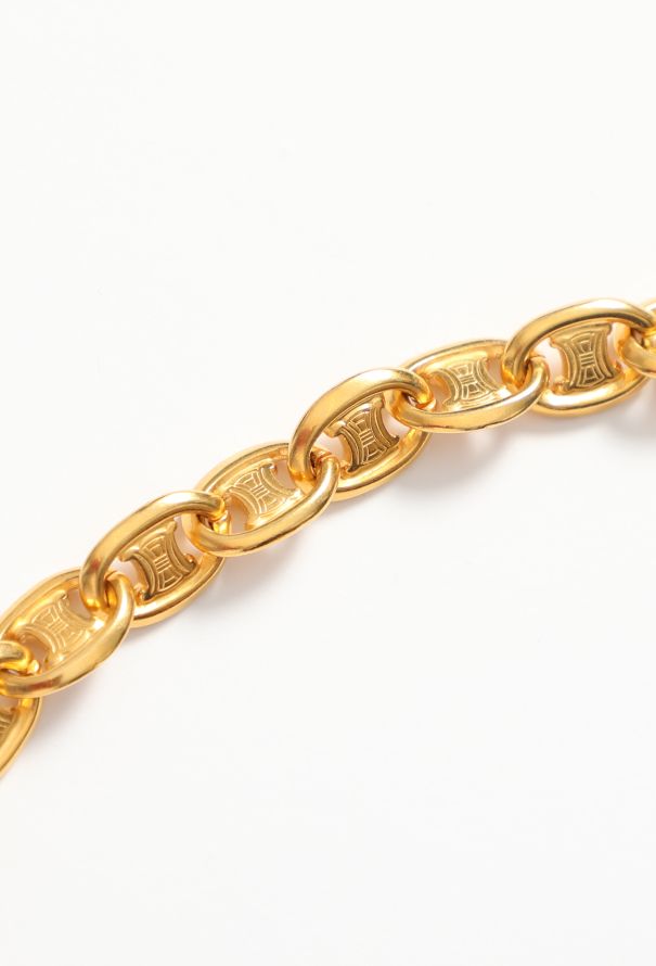Céline 1989 Chainlink Triomphe Charm Belt - 3 Céline 1989 Chainlink Triomphe Charm Belt - 3