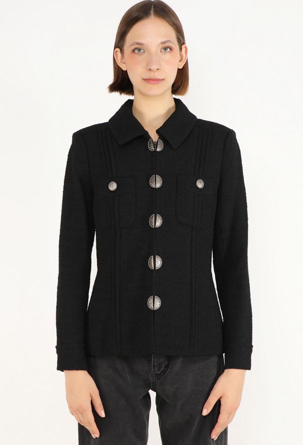 Chanel Tweed Quilted 'CC' Jacket, Resort 2017 - 1