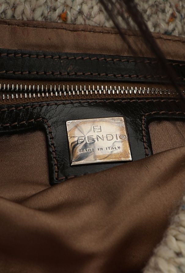 Fendi F/W 2002 Knit Goat Hair Baguette Bag - 11