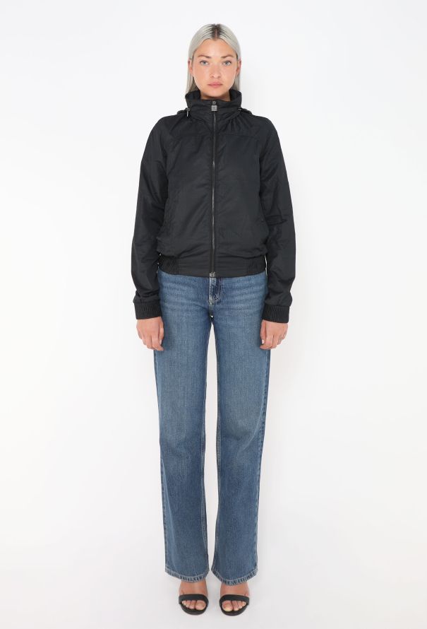 Chanel Embossed Nylon Bomber Jacket - 3 Chanel Embossed Nylon Bomber Jacket - 3