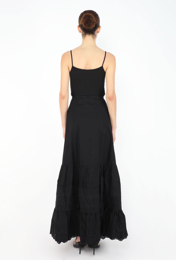 Miu Miu Vintage Broderie Maxi Skirt - 4