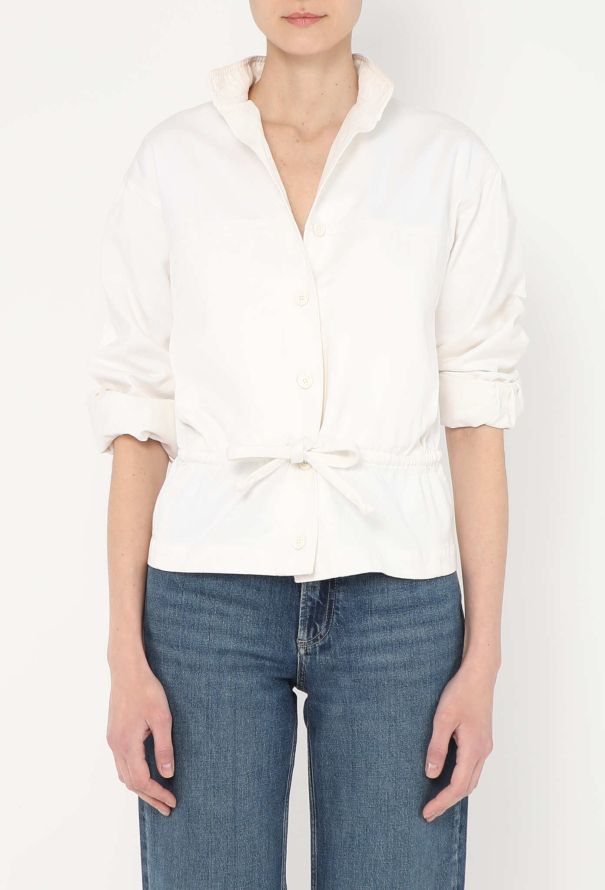 Saint Laurent Rare S/S 1978 Drawstring Bomber Jacket - 5