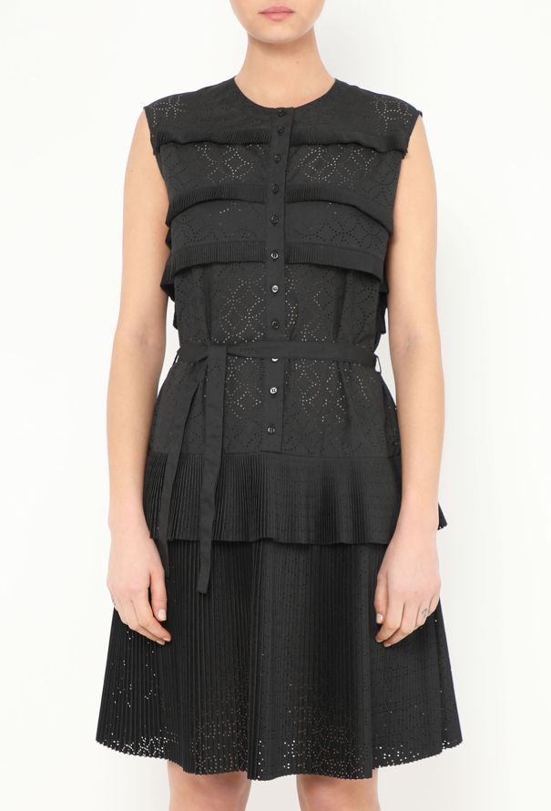 Alaïa S/S 2012 Pleated Eyelet Dress - 1
