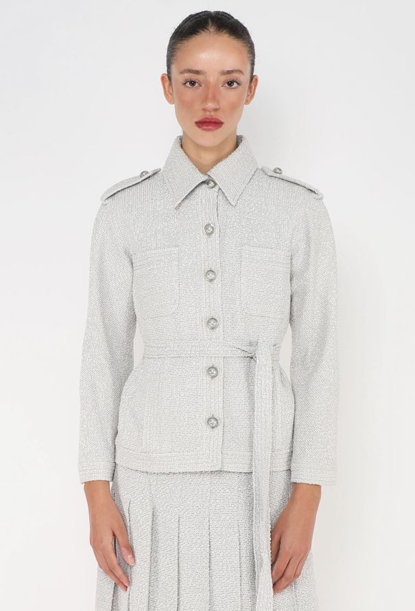 Chanel Belted Bouclé 'CC' Jacket, 2016 - 5