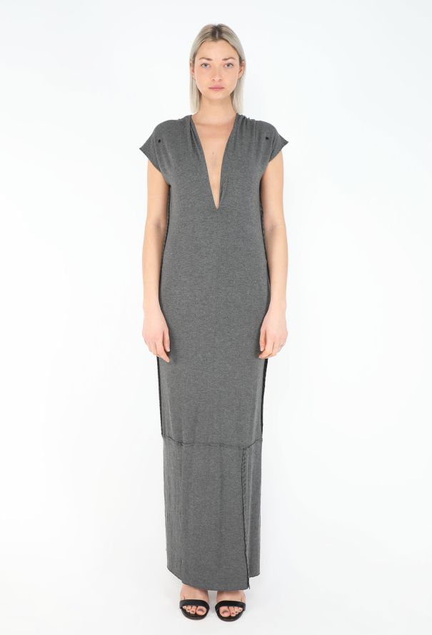 Maison Margiela '90s Plunging Panelled Jersey Dress - 1
