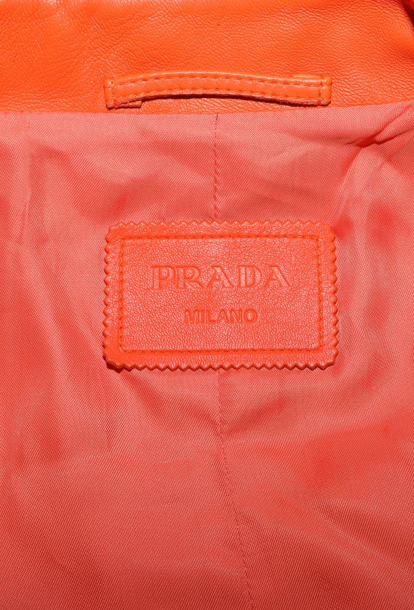 Prada Lambskin Leather Coat, S/S 2020 - 8
