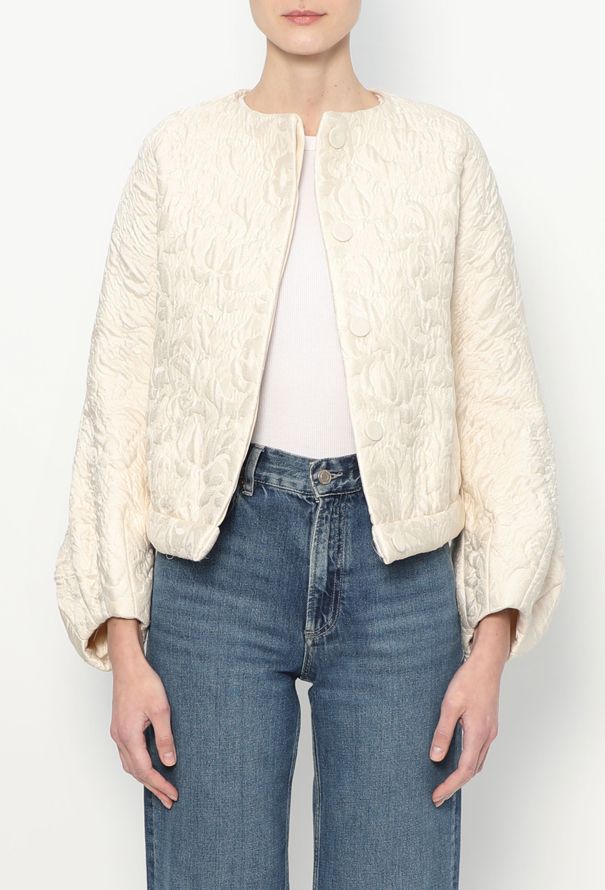 Balenciaga F/W 2006 Jacquard Silk Jacket - 1