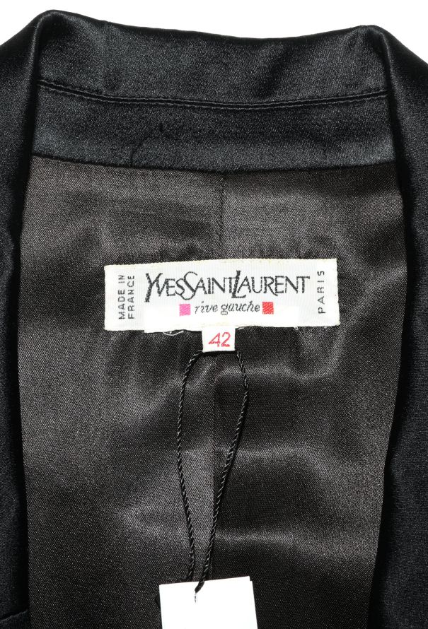 Saint Laurent Vintage Tailored Charmeuse Suit - 8