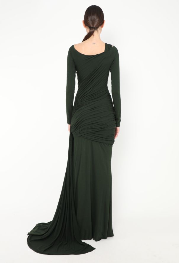 Donna Karan '90s Asymmetrical Gown - 3