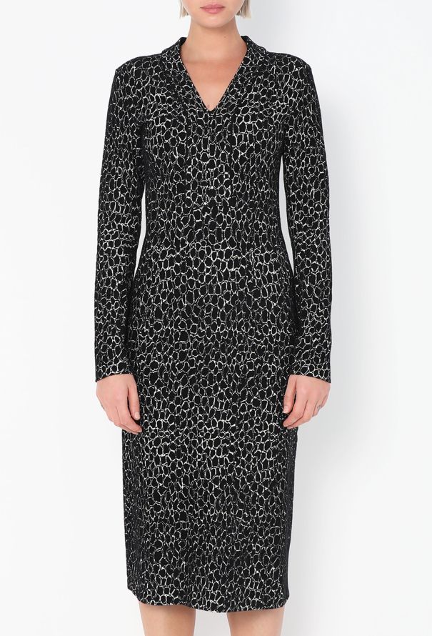 Alaïa F/W 2015 Graphic Chenille Dress - 3