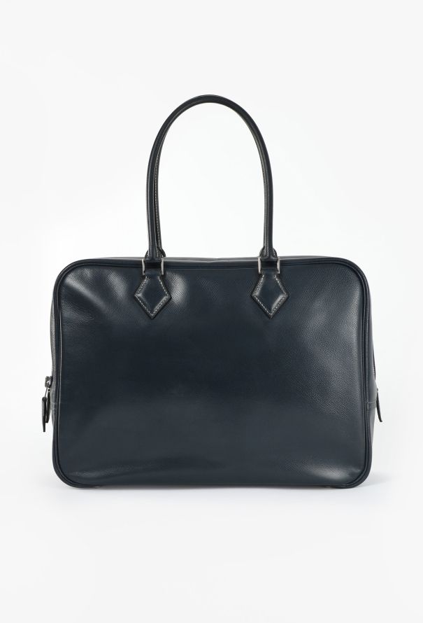 Hermès Bleu Marine Courchevel Plume 32 Bag - 1