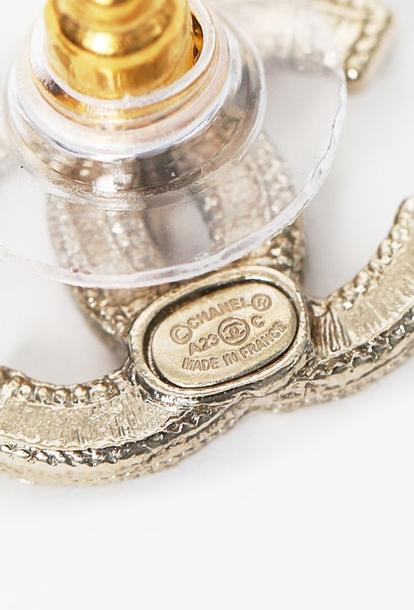 Chanel 2023 Strass 'CC' Earrings - 4