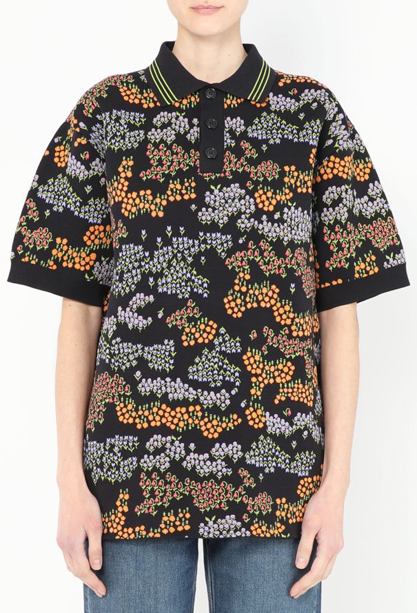 Céline S/S 2018 Oversized Floral Polo - 1