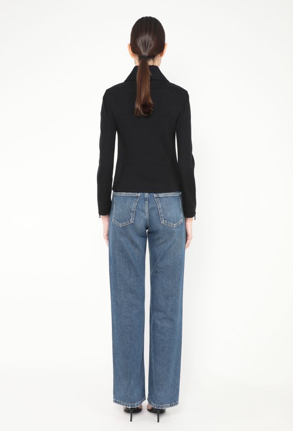 Chanel Classic Quilted Biker Jacket - 5