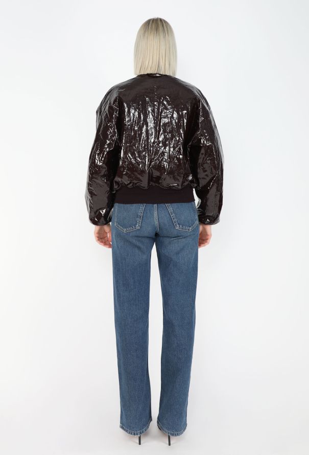 Phoebe Philo Golf Burgundy Bomber Jacket, 2025 - 7