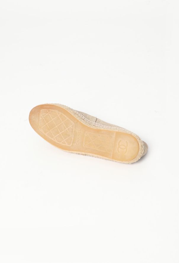 Chanel Tonal Suede 'CC' Espadrilles - 6 Chanel Tonal Suede 'CC' Espadrilles - 6