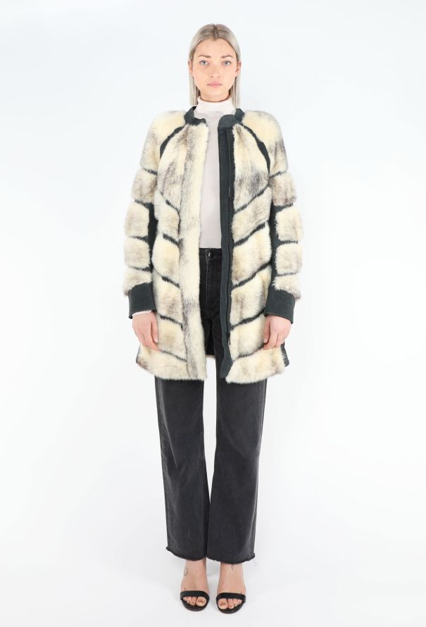 Balenciaga Pre-Fall 2009 Belted Mink Coat - 6