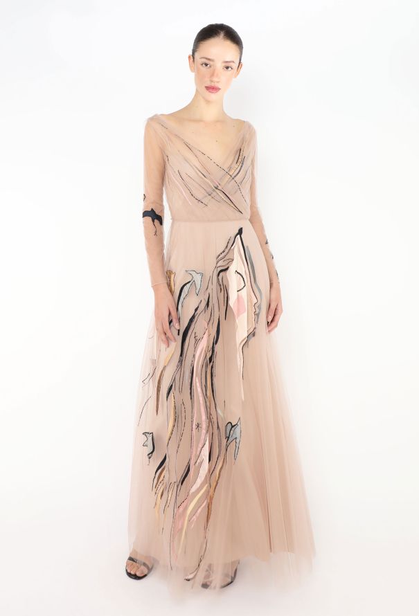 Dior Semi-Couture 2019 Embroidered Tulle Gown - 5