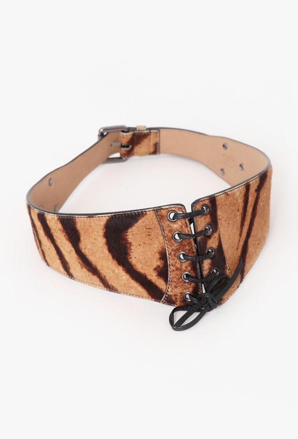 Alaïa 2019 Re-Edition '90 Ponyhair Corset Belt - 3 Alaïa 2019 Re-Edition '90 Ponyhair Corset Belt - 3