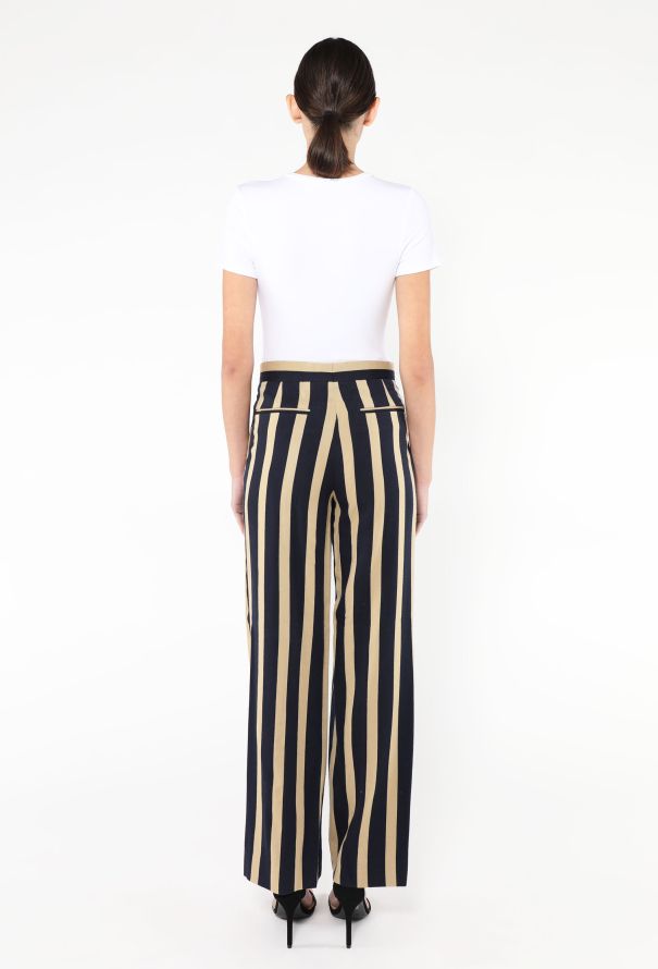 Dries Van Noten 2023 Striped Crêpe Trousers - 4