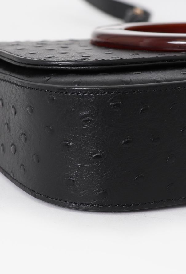 Saint Laurent 2017 Black Ostrich Eddie Shoulder bag - 8