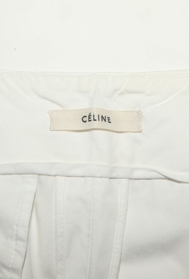 Céline Pleated Cotton Culottes - 5 Céline Pleated Cotton Culottes - 5