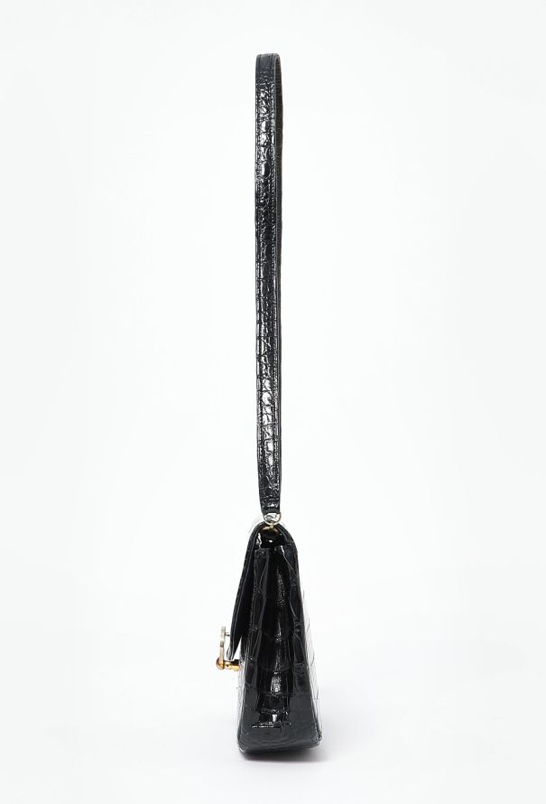 Dior '70s Porosus Shoulder Bag - 6