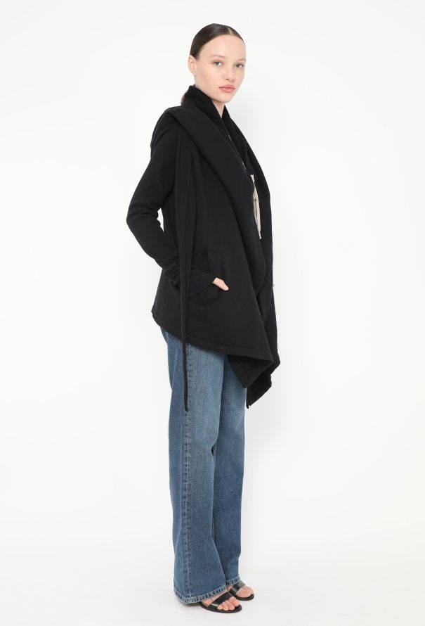 Rick Owens Drkshdw Hooded Oversized Sweater - 5