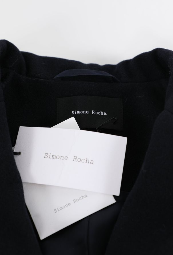 F/W 2024 Lace Up Peacoat - 6