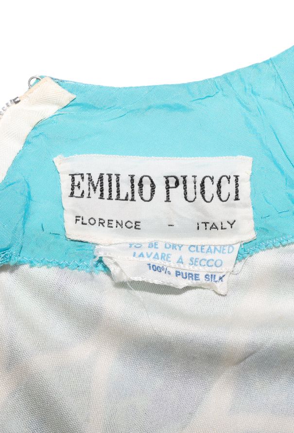 Emilio Pucci '70s Printed Silk A-Line Dress - 5