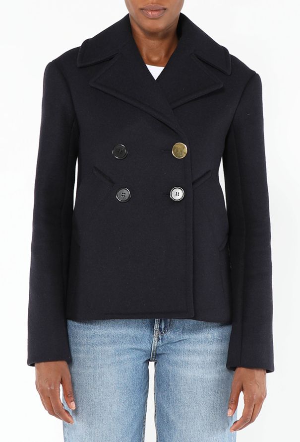 Céline 2013 Double-Breasted Peacoat - 1