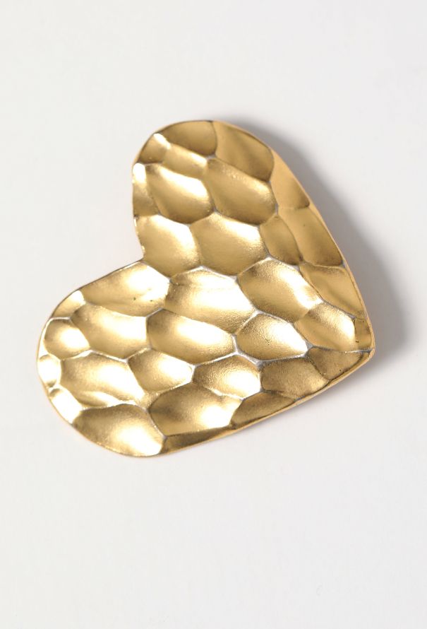 Saint Laurent Early '90s Goossens' Hammered Clip Earrings - 3 Saint Laurent Early '90s Goossens' Hammered Clip Earrings - 3