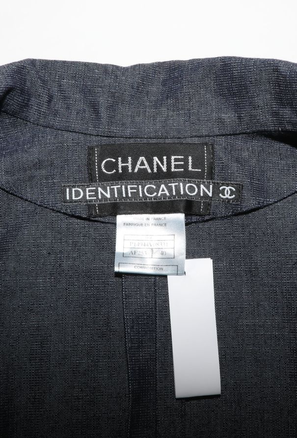Chanel Denim Sequin 'CC' Jacket, 2000 - 6