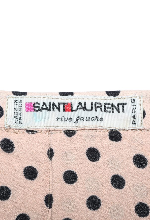 Saint Laurent Early '70s Polka Dot Skirt - 4