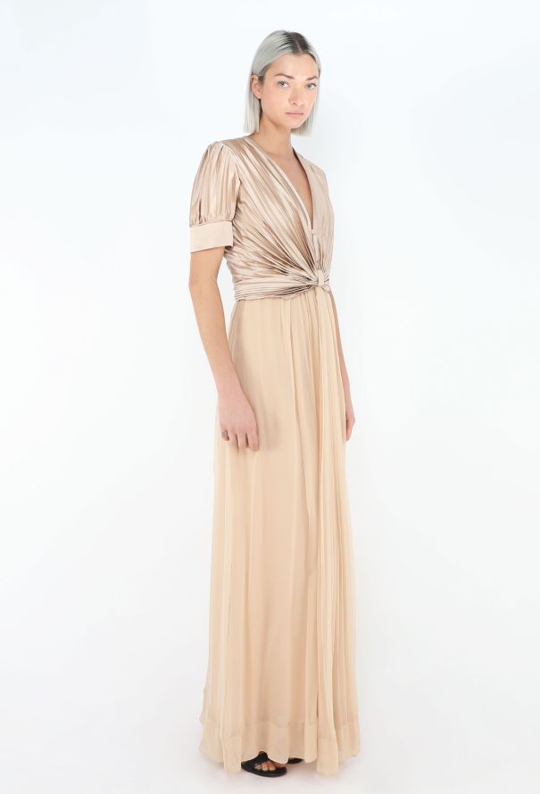 Givenchy 2014 Pleated Silk Gown - 4