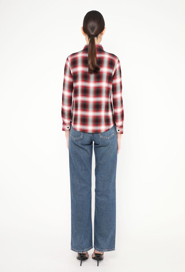 Céline 2021 Plaid Flannel Shirt - 3 Céline 2021 Plaid Flannel Shirt - 3
