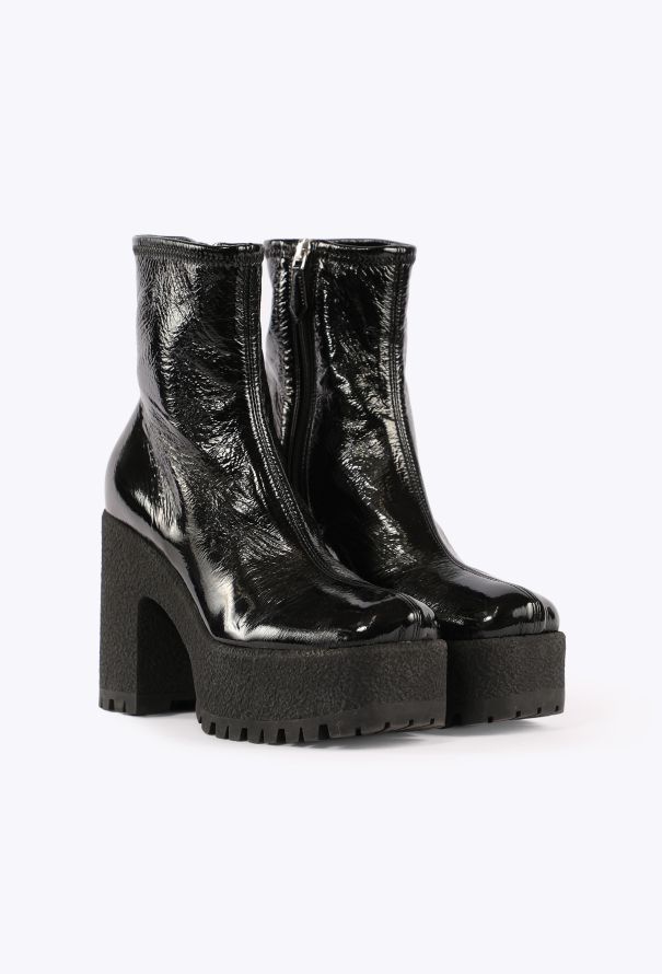 Miu Miu Patent Leather Platform Boots, 2021 - 3