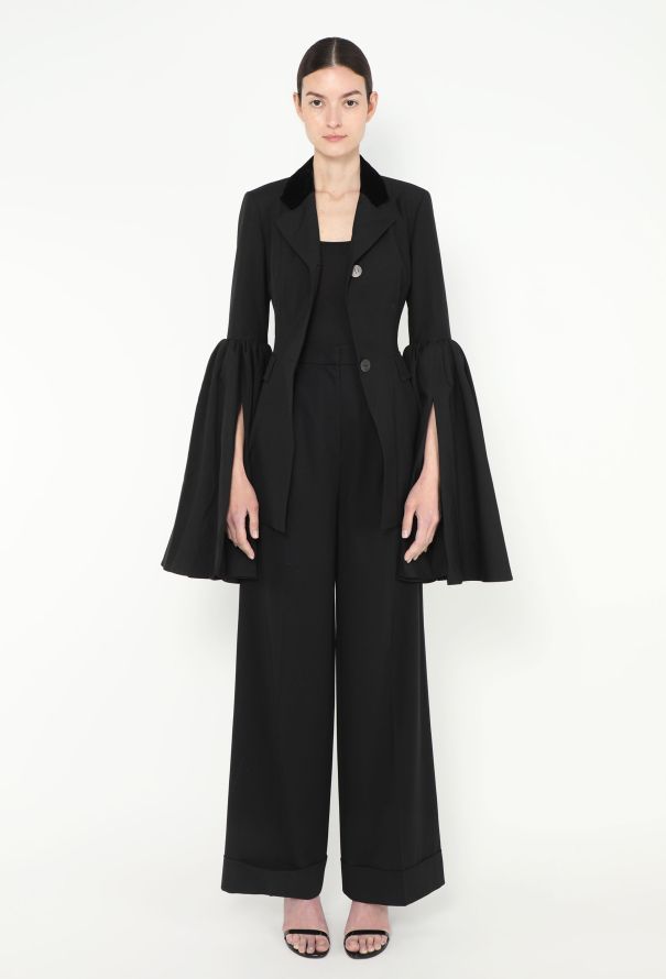 Loewe 2019 Tailored Bell-Sleeve Blazer - 4 Loewe 2019 Tailored Bell-Sleeve Blazer - 4