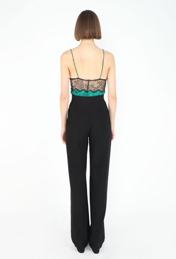Dior Vintage Chantilly Silk Bodysuit - 5