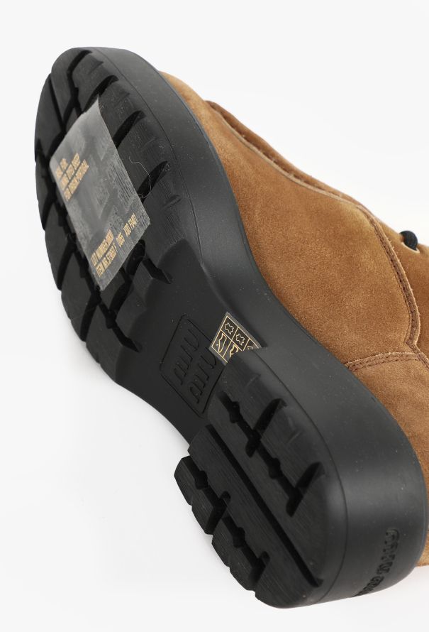 Miu Miu 2024 Shearling-Lined Chukka Boots - 5