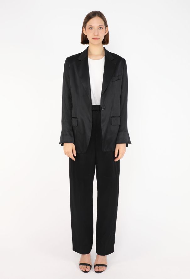 Saint Laurent Vintage Charmeuse Smoking Suit - 3