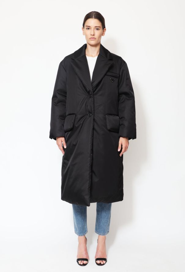 Prada F/W 2020 Re-Nylon Belted Puffer Coat - 4