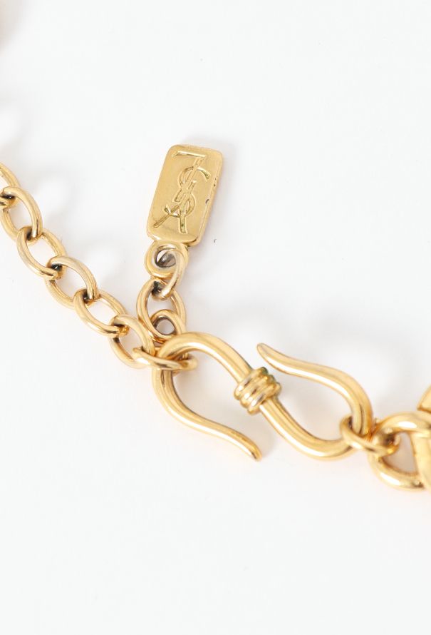 Saint Laurent Early '90s Chainlink Heart Necklace - 3 Saint Laurent Early '90s Chainlink Heart Necklace - 3