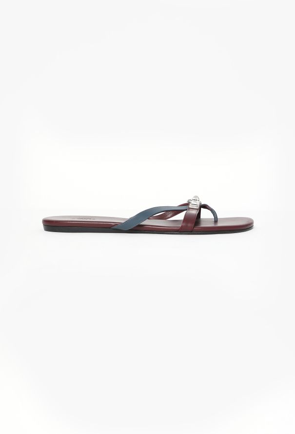 Hermès Calfskin Corfou Sandals - 2 Hermès Calfskin Corfou Sandals - 2